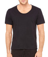 3406 Bella + Canvas Men's Jersey Wide Neck Tee Vintage black