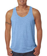 3480 Bella + Canvas Unisex Jersey Tank Blue TriBlend