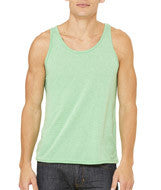 3480 Bella + Canvas Unisex Jersey Tank Green Triblend