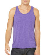 3480 Bella + Canvas Unisex Jersey Tank Purple TriBlend