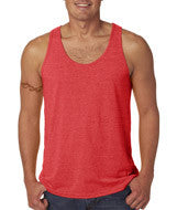 3480 Bella + Canvas Unisex Jersey Tank Red Triblend