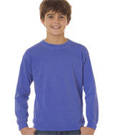 3483 Chouinard Youth Long-Sleeve Tee Flo Blue PgmDye
