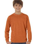 3483 Chouinard Youth Long-Sleeve Tee Burnt Orange PgmDye