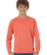 3483 Chouinard Youth Long-Sleeve Tee Red Orange PgmDye