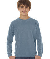 3483 Chouinard Youth Long-Sleeve Tee Ice Blue PgmDye