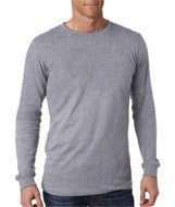 3501 Bella + Canvas Men's Jersey Long-Sleeve Tee Athletic Heather (90/10)