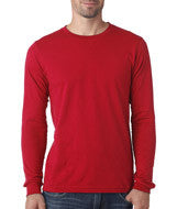 3501 Bella + Canvas Men's Jersey Long-Sleeve Tee Red