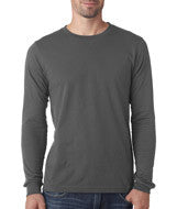 3501 Bella + Canvas Men's Jersey Long-Sleeve Tee Asphalt