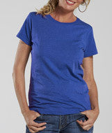 3505 LA T Ladies Vintage Fine Jersey Longer Length T-Shirt Vintage Royal