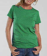 3505 LA T Ladies Vintage Fine Jersey Longer Length T-Shirt Vintage Green