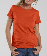 3505 LA T Ladies Vintage Fine Jersey Longer Length T-Shirt Vintage Orange