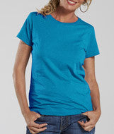 3505 LA T Ladies Vintage Fine Jersey Longer Length T-Shirt Vintage Turquoise