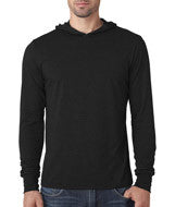 3512 Bella + Canvas Unisex Jersey Long-Sleeve Hoodie Black