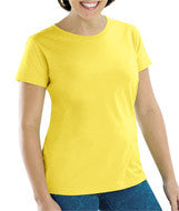 3516 LA T Ladies' Fine Jersey Longer Length T-Shirt Yellow