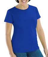 3516 LA T Ladies' Fine Jersey Longer Length T-Shirt Royal