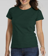 3516 LA T Ladies' Fine Jersey Longer Length T-Shirt Forest