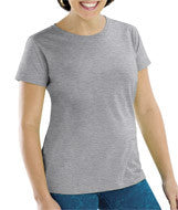 3516 LA T Ladies' Fine Jersey Longer Length T-Shirt Heather (90/10)