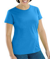 3516 LA T Ladies' Fine Jersey Longer Length T-Shirt Cobalt Blue