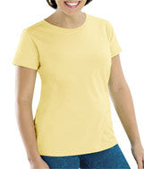 3516 LA T Ladies' Fine Jersey Longer Length T-Shirt Butter