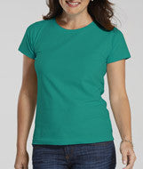 3516 LA T Ladies' Fine Jersey Longer Length T-Shirt Jade