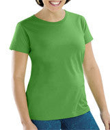 3516 LA T Ladies' Fine Jersey Longer Length T-Shirt Apple