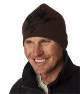 3521 Dri Duck Wildlife Knit Hat Tobacco Mallard