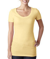 3530 Next Level The Scoop Tee Banana Cream