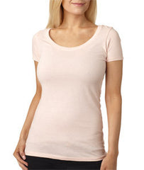 3530 Next Level The Scoop Tee Peachesncream