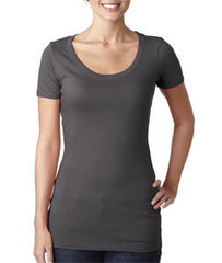 3530 Next Level The Scoop Tee Dark Grey
