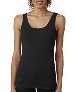 3533 Next Level The Jersey Tank Black