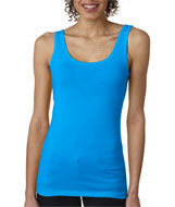 3533 Next Level The Jersey Tank Turquoise