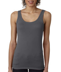 3533 Next Level The Jersey Tank Dark Grey