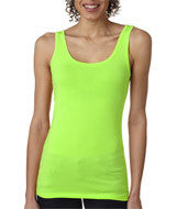 3533 Next Level The Jersey Tank Neon Heather Green