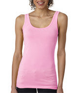 3533 Next Level The Jersey Tank Neon Heather Pink