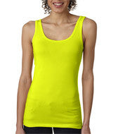 3533 Next Level The Jersey Tank Neon Yellow