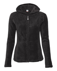 Colorado Clothing - Ladies' Plush Fleece Aspen Hooded Full-Zip - 6233 Black