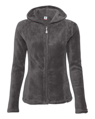 Colorado Clothing - Ladies' Plush Fleece Aspen Hooded Full-Zip - 6233 Storm