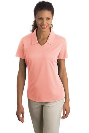 Nike Golf - Ladies Dri-FIT Micro Pique Polo. 354067 Aluminum pink