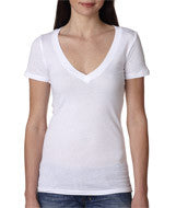 3540 Next Level The Deep V White