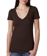 3540 Next Level The Deep V Dark Chocolate