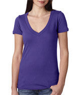 3540 Next Level The Deep V Purple Rush
