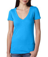 3540 Next Level The Deep V Turquoise