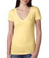 3540 Next Level The Deep V Banana Cream
