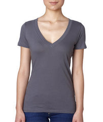 3540 Next Level The Deep V Dark Grey