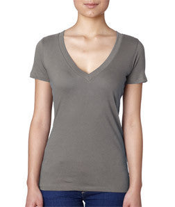3540 Next Level The Deep V Warm Grey