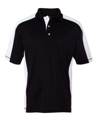 FeatherLite - Colorblocked Moisture Free Mesh Sport Shirt - 0465 Black/_white