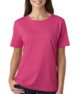 3580 LA T Ladies’ Combed Ring-Spun Jersey T-Shirt Hot Pink