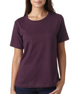 3580 LA T Ladies’ Combed Ring-Spun Jersey T-Shirt Eggplant