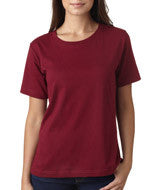 3580 LA T Ladies’ Combed Ring-Spun Jersey T-Shirt Garnet