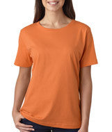 3580 LA T Ladies’ Combed Ring-Spun Jersey T-Shirt Cantaloupe